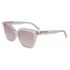 Longchamp NEW Longchamp LO 644S 691 Crystal Pink Sunglasses with Light Pink Lenses