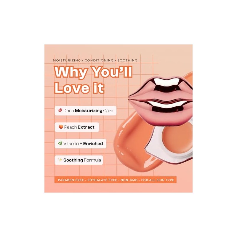 Bálsamo labial hidratante con vitamina E – Dermatológicamente probado, cuidado