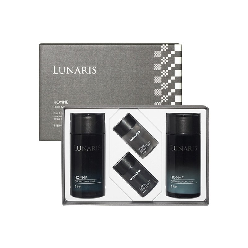 Lunaris Homme Pure Mild Skincare Set / 루나리스 옴므 퓨어