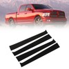 4pcs Black Pillar Posts Door Trim B Pillar Posts Door