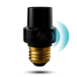 Dusk to Dawn Sensor - Photocell Outdoor Light Timer for Light Fixtures - Photoelectric Sensor Switch for Indoor & Outdoor Light - Compatible with LED Bulbs