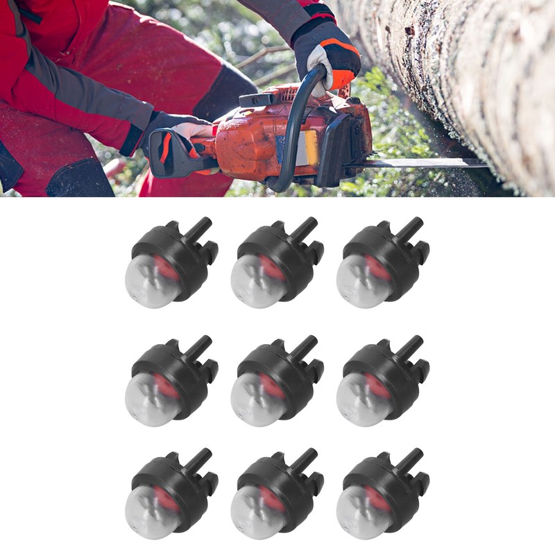 50Pcs Carburetor Primer Bulb Chainsaw Trimmers Rubber Hand Pump Supplies