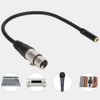 ASHATA 3.5MM Hembra a XLR Hembra Aleación de Zinc 3.5MM