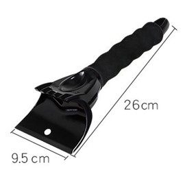 Ice Scraper,Car Windscreen Frost & Snow Removal for Truck Pickup Windshield and Window (Black)