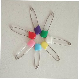 Operitacx 100pcs Plastic Safety Pin Fasteners Durable Mixed Color Craft Pins for School Home Office and Creative Projects Versatile Pin Fasteners for Various Uses