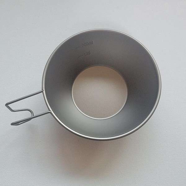 DANTE'S VIEW Titanium Sierra Cup 300ml Fixed Handle | Ultralight,