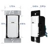 Leviton Smart Wallbox Sensor, PIR 15A Switching, 120-277VAC, App Configurable