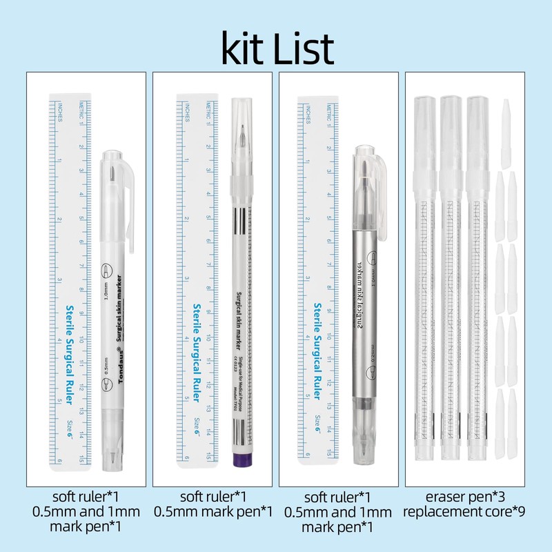 ATOMUS Marker Pen for Tattoo Microblading Eyebrow Reshaping Mark and