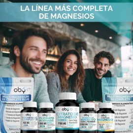Citrato Magnesio Micronizado 2100mg  Camu Camu, Vitamina C Y D3  Suplemento Alimenticio Oby Vitaminas Mujer Hombre  Complejo Magnesium Citrate Polvo  