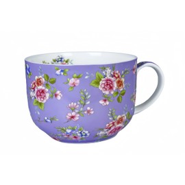 LJIMICAORO Large 24oz Coffee Cups Soup Mugs with Handles Traditional Large Cup Large Bone China Coffee Mugs Cup for Soups Cereals