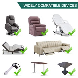 Power Recliner Power Supply, AC/DC Switching Power Supply Transformer 2-pin 29V 2A Adapter Universal Power Cord for Lift Chair/Power Recliner/Standing Desk/Couch