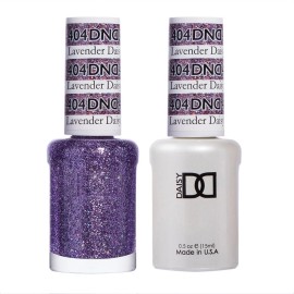 DND Nail Polish Gel & Matching Lacquer Set Duo 404 Lavender Daisy Star