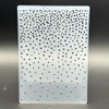 3D Plastic Embossing Folder Template Christmas Little Snowflakes Fluttering Texture