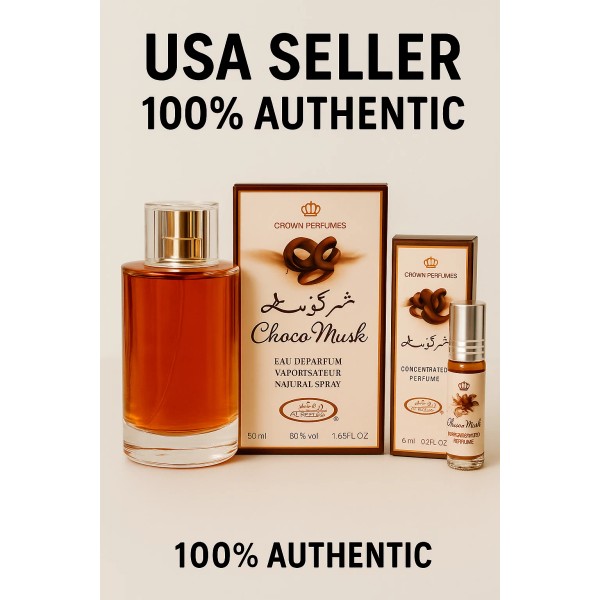 Choco Musk Arabian Perfume Spray 50ml & 6ml Roll On