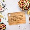 Mr. & Mrs. Panda Bambus - Schneidebrett Spruch Sozialarbeiterin Heldin