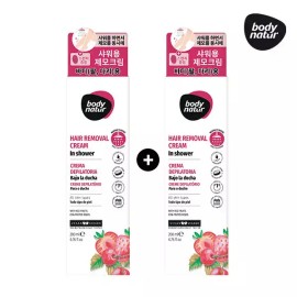 Body Nature 바디네이처 크림 인샤워 레드프루츠 2개 [바디네이처 클린뷰티 헤어리무벌 왁스스트] Body Nature Cream In-Shower Red Fruits 2pcs [Body Nature Clean Beauty Hair Removal Wax Stick]