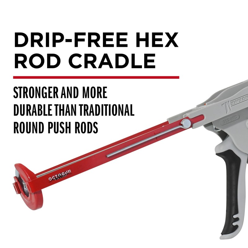 Newborn 212-HTD Drip-Free Caulk Gun, HybridTech Series Model