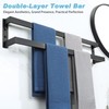Alise Double Towel Bar 32", SUS304 Stainless Steel Towel Racks