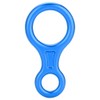 35KN Figure 8 Word Rope Descender Rappel Ring Rock Climbing