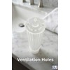 American Comb Toothbrush Holder (White) - Made in The USA.