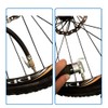 Bicycle Inflator Adapter, Brass, 5-Piece Set, Presta / US /