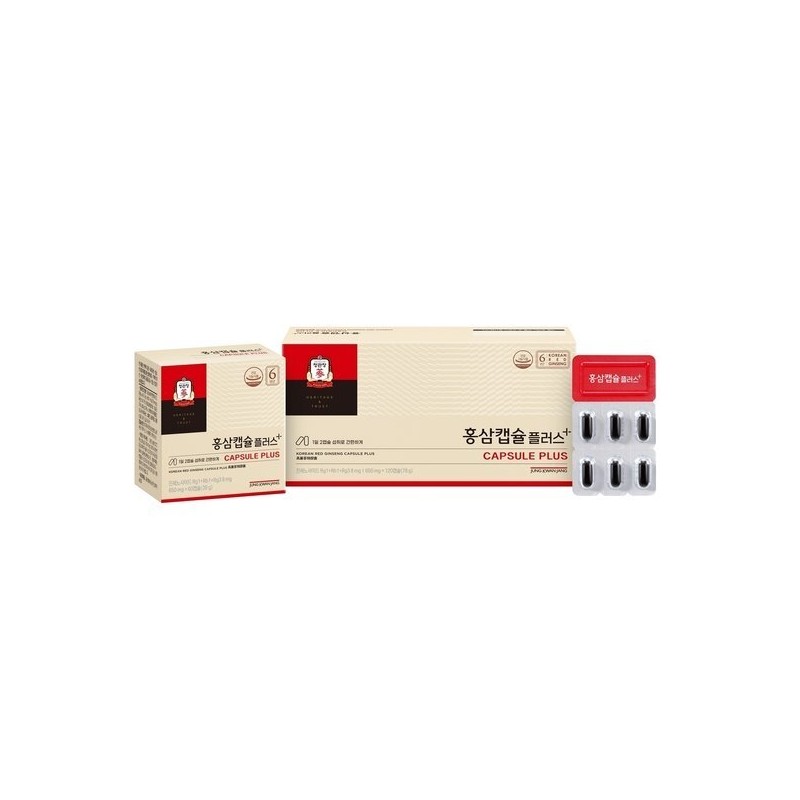 E-Mart Store Delivery Jeonggwanjang Red Ginseng Capsule Plus (650mg, 120