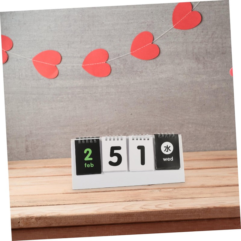 Tofficu Motivational Desk Calendar Countdown Calendar Day Date En Desk