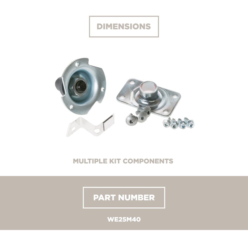 GE WE25M40 Genuine OEM Drum Bearing Kit for GE Dryers