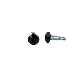 Trailer Exterior Self Tapping Screws OEM #10 x 3/4 Enclosed Car Hauler Self Tapping Screws/Self Tapping Sheet Metal Screws-150 Pack(Black)
