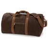 Quadra desert canvas holdall in Vintage Brown