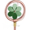 Metal Flower Sprinkler Head,Dual-Purpose Garden Decor & 360° Lawn Irrigation