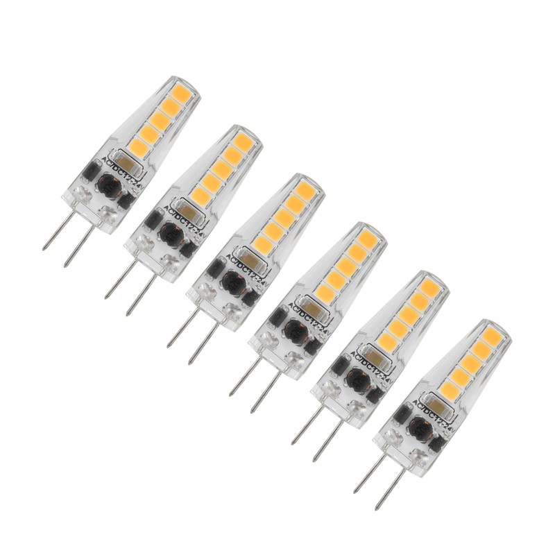 10pcs G4 LED Bulbs 2W Bi Pin Base Dimmable Bulbs