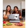 Pterying Meat Slicer Machine for Home - 200W Electric Food