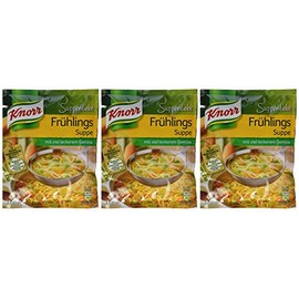 German Knorr Spring Soup Fruehlings Suppe Pack of 3
