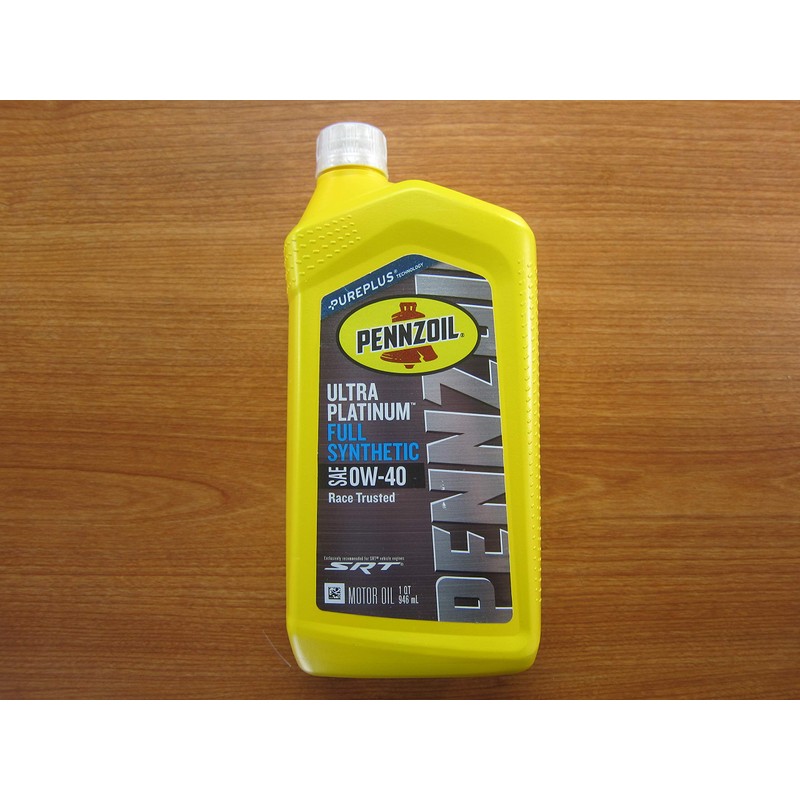 Mopar Chrysler Dodge Jeep Penzoil Ultra Platinum Full Synthetic 0W-40