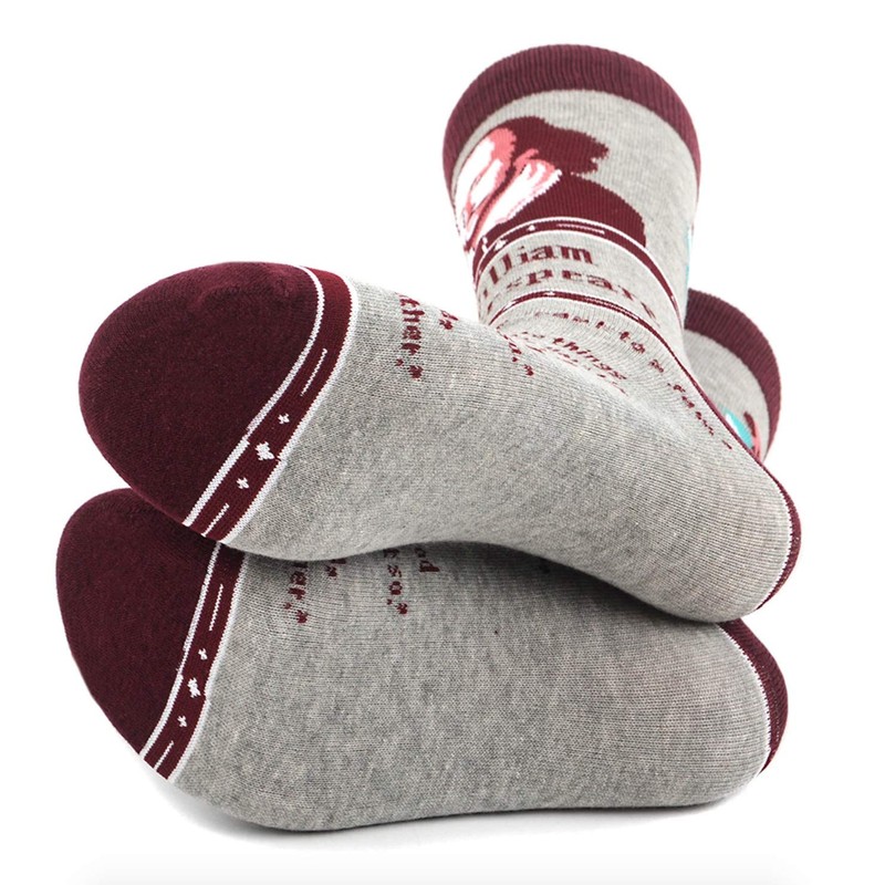 Urban-Peacock Men's Novelty Socks - Multiple Patterns! (Shakespeare, 1 Pair)