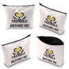 WZMPA King Cosmetic Makeup Bag Movie Fans Gifts Tremble Before