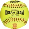 Rawlings | Softball Oficial Dream Seam Fastpitch | 12 Pulgadas