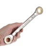 HARFINGTON 1 Set Double Box End Ratcheting Wrench 16 x