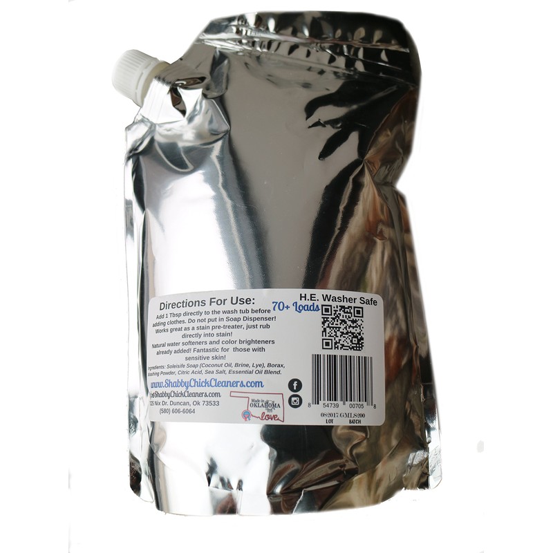Natural Laundry Soap - Shabby Chick Natural Products - 100%