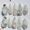 (Guaranteed actual product) May wedding nails - water drop /