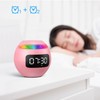 Round Ball Speaker Clock Dynamic Speaker Alarm Clock Intelligent Clock