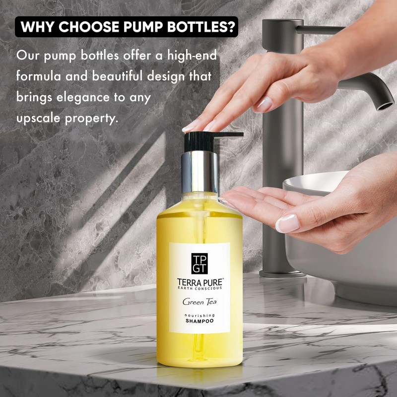 Terra Pure Green Tea Shampoo 10.14oz Pump | Clean Honey
