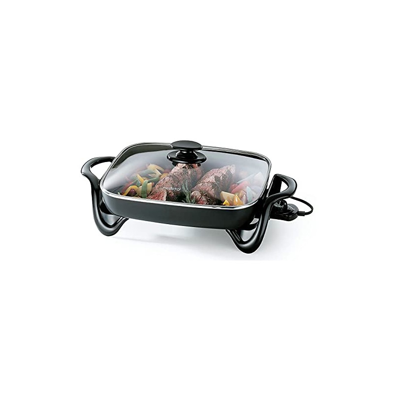 Presto Electric Skillet 1500 W 16 In. Cast Aluminum, Non-Stick