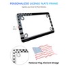Motorcycle License Plate Frame, Motorcycle Flag Plate Holder Mount