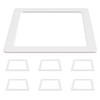KastLite 3-Pack Custom Size White Goof Rings | Recessed Light
