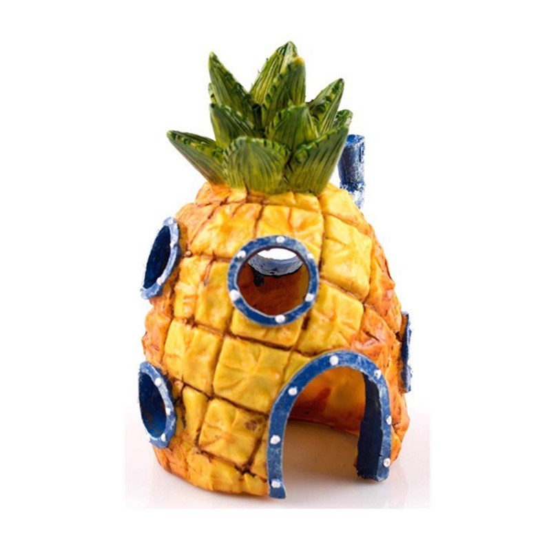 BAAQII Aquarium Object Accessories Aquarium Ornament Aquarium Decoration Simulation Pineapple