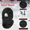 lifwimner Winter Thermal Balaclava for Men Fleece Ski Mask Windproof