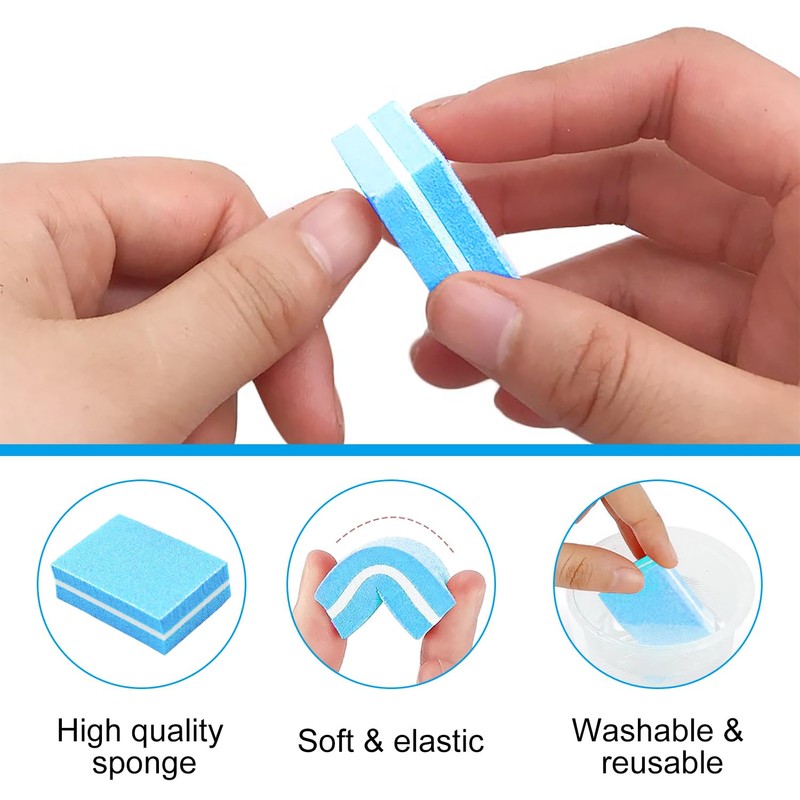 YPYMOD 30 PCS Nail Buffer Blocks, Professional Nail Sanding Blocks,