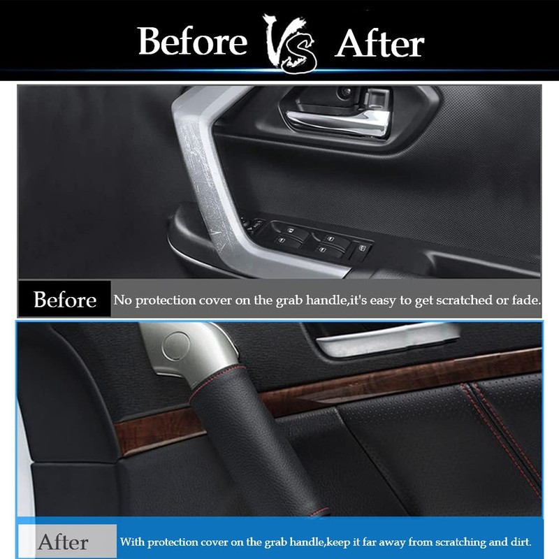 DURASIKO Car Grab Handle Cover,Soft Car Handle Protector,Car Grip Gloves,
